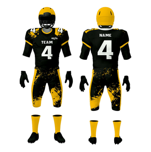 American Football Uniform Custom Design Breathable <b>Short</b> <b>Sleeve</b> Jersey <b>Hoodies</b> Digital Print Wholesale Price - Product Image 3
