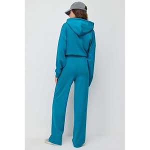 Pantalons de survêtement à jambes larges pour femmes, doux au toucher, 100% polyester, taille ajustable, pour les activités de plein air - Product Image 6