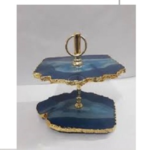 3-Tier Round Resin <b>Cake</b> <b>Stand</b> Serving Tray Multi-Color Coaster Dessert Plate Commercial Use Food Serving Plate Tool - Product Image 4