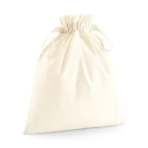Sac à cordon en coton biologique, sacs de sport écologiques pour promotions - Product Image 1