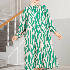 Turkish Made New Season <b>Women</b> Summer Islamic Clothing Abaya Dress <b>Kaftan</b> Tunic Dubai Muslim Islamic Fashion Islamic Dresses - Product Image 1
