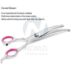 Ciseaux de toilettage professionnels pour chiens en acier inoxydable Kit de ciseaux de toilettage pour chiens avec embouts ronds de sécurité - Product Image 5