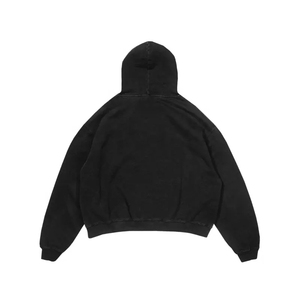 Sudaderas con capucha personalizadas para hombre 100% algodón peso pesado algodón mezclado calidad impresión personalizada ropa de calle de gran tamaño sudaderas con capucha para hombres - Product Image 2