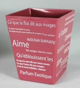 Macetas y jardineras cuadradas ligeras más vendidas para flores artificiales frescas Estilo de diseño vintage Decoración de café - Product Image 5