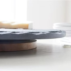 Plato giratorio Lazy Susan decorado para mesas de banquete, centro de mesa elegante para servir comida y suministro de utensilios de cocina para catering - Product Image 5