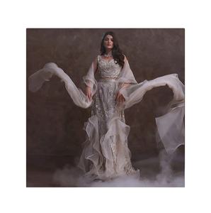 Brodé pelouse Collection fête mariage chemise robe nouveau manches longues pakistanais Shalwar Kameez indien chemise robe femmes - Product Image 2