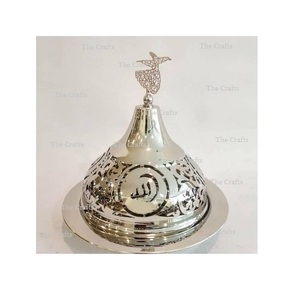 Plat à beurre en métal couleur or pour servir des aliments fait à la main plat à beurre de taille personnalisée pour la vaisselle et l'hôtellerie - Product Image 3