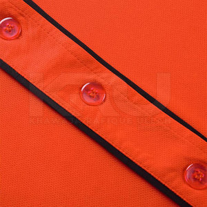 Maillot de baseball imprimé à manches courtes, faible MOQ, logo avant, nom d'équipe personnalisé, coupe durable, tissu doux et respirant, 100 % polyester - Product Image 6