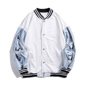 Chaquetas universitarias de satén, chaquetas de béisbol bordadas personalizadas, chaquetas de algodón Letterman 2026 chaqueta de béisbol universitaria para hombres - Product Image 1