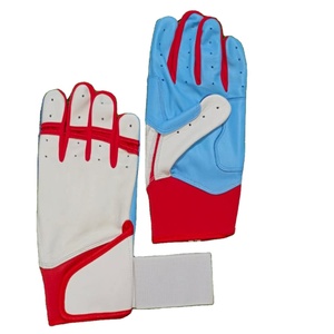 Gants de frappe de baseball à manchette longue personnalisés, professionnels, durables, protection des mains, gants de frappe de softball en cuir de mouton - Product Image 2