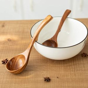 Aura Artisan Cuillère à café en bois de manguier faite à la main Cuillère de table de cuisine décorative traditionnelle unique Occasion de mariage - Product Image 1