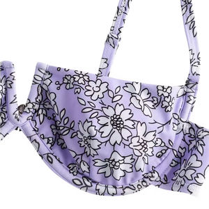 Nouvelle conception de bikini pour femmes écologique et imperméable, logo personnalisé OEM, ensembles de maillots de bain 2 pièces avec col en V - Product Image 3