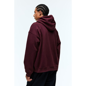 เสื้อกันหนาวสวมหัวมีฮู้ดสำหรับผู้ชายเสื้อกันหนาวธรรมดาสีดำล้วนมี100% ผ้าฟลีซความร้อนหนาไซส์ใหญ่พิเศษโลโก้ออกแบบได้ตามต้องการ - Product Image 5