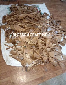 Elegante Juego de Cucharas de Cocina de Madera de Acacia, Utensilios de Cocina de Madera Duraderos para Servir, Producto Económico Ideal para Viajes - Product Image 5