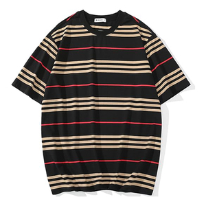 T-shirt col rond confortable à séchage rapide pour hommes meilleure vente nouveau style de vêtements personnalisés impression numérique solide polyester/coton - Product Image 5