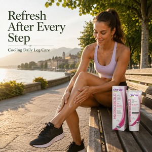Gel pour les jambes Drenax Forte Microcirculation 150 ml Tube en plastique |   Cosmétique |   Jambes lourdes |   Aescin Centella Asiatica Butcher's Broom | - Product Image 2