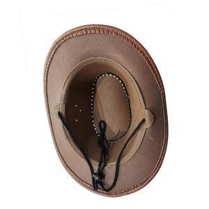 Chapeaux élégants pour l'équitation, respirants, design unique, en cuir véritable, vêtements d'extérieur pour courses de chevaux, nouveaux modèles de chapeaux de cowboy pour l'équitation - Product Image 3