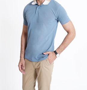 Camiseta de Polo de calidad superior para hombre, con diseños únicos hecha a medida, algodón transpirable antiarrugas, ropa informal de talla grande sólida - Product Image 2