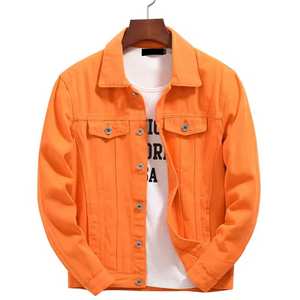 Vente en gros veste vierge de haute qualité pour hommes, veste en jean noir à manches longues et à un bouton, nouveaux modèles personnalisés, veste pour hommes - Product Image 1