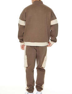 Conjunto Deportivo de 2 Piezas para Hombre, Sudadera con Capucha, Felpa Ligera 100% Algodón, Logotipo Personalizado Impreso OEM de Alta Calidad - Product Image 2