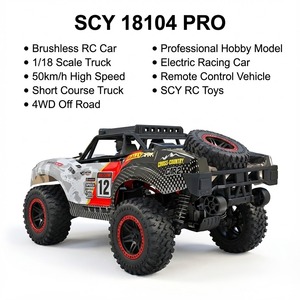 รถบังคับวิทยุ SCY 18104 PRO RTR ขนาด 1/18 มอเตอร์แบบไร้แปรงถ่าน ความเร็วสูง 50 กม./ชม. รถบรรทุกบิ๊กฟุต ขับเคลื่อน 4 ล้อ สำหรับขับขี่ออฟโรด ของเล่นไฟฟ้า ของขวัญที่ดีที่สุดสำหรับเด็กผู้ชาย - Product Image 2