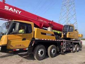 Grue à flèche télescopique Sany STC500E5 de 50 tonnes avec moteur pour la construction en montagne, grue sur camion d'occasion - Product Image 5