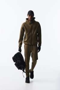 Venta al por mayor Hombres Sudadera con capucha Fleece Zip-Up Hooded 100% Cotton Fleece Hoodies Quick Dry Men Zip-Up Transpirable Sudaderas Personalizadas Para Hombres - Product Image 3