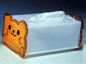 Boîte de papier de soie acrylique en gros du fabricant 2025: étuis multi-design uniques pour une organisation élégante de la maison - Product Image 2