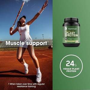 Mezcla de proteínas veganas Premium, polvo de cáñamo, arroz, guisante, sin lácteos, rico en fibra, aminoácidos, soporte de micronutrientes - Product Image 3