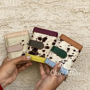 คลัทช์หนังวัวขนเฟอร์กระเป๋าเงินแบบลำลองมีสไตล์มีที่ใส่บัตรกระเป๋าใส่เหรียญขนาดเล็ก - Product Image 1