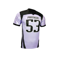 Jersey Sepak Bola Amerika Sialkot Terbaik, Cetak Transfer Panas, Nama Tim & Nomor Kustom, Bahan Mesh 100% Polyester Anti Lembap