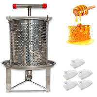 Presse à cire d'abeille manuelle, machine à presser la cire d'abeille et le miel