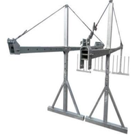 Nacelle d'échafaudage suspendue CE, série très vendue, 630 kg, conception industrielle, pour travaux en hauteur extérieurs, en acier