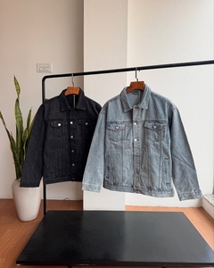 Chaqueta Vaquera de Mezclilla con Bolsillos Personalizados de Súper Calidad, 100% Algodón, Cierre de Botones, Talla Grande, Nueva Oferta de Moda - Product Image 1