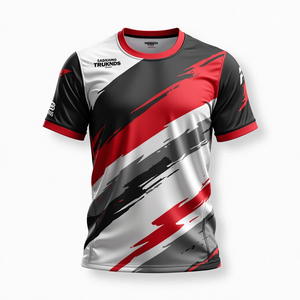 เสื้อเจอร์ซีย์คอกลมระบายอากาศได้ดีสำหรับผู้ชายเสื้อสำหรับ100% ตกปลาบาสเกตบอลซอฟต์บอลใส่สบายแบบปรับแต่งได้ - Product Image 3