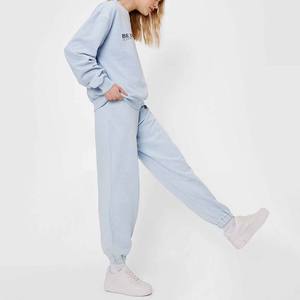 Chándal de Invierno para Mujer de Alta Calidad, 100% Algodón, Lavado Ácido, Corte Regular, Estilo Urbano, Hombros Caídos, Ropa Casual - Product Image 1