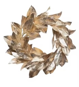 Black Round Metal <b>Wreath</b> Stylish Decorative Accent Perfect <b>For</b> Daily Wall Decoration Festive Styling And Modern Home Spaces - Product Image 4