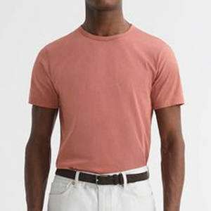 Camiseta holgada de algodón para hombre, camiseta de manga corta con estampado de cuello redondo y Media manga pesada, 200Gsm - Product Image 6