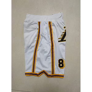 Pantalones cortos de baloncesto con estampado personalizado para hombre, Shorts informales atléticos de malla con bordado Retro OEM con bolsillos y cremallera para entrenamiento y gimnasio, venta al por mayor - Product Image 6
