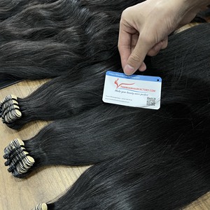 Extensiones de cabello humano virgen Remy vietnamita sin procesar de primera calidad, extensiones de cabello natural con cinta adhesiva. - Product Image 4