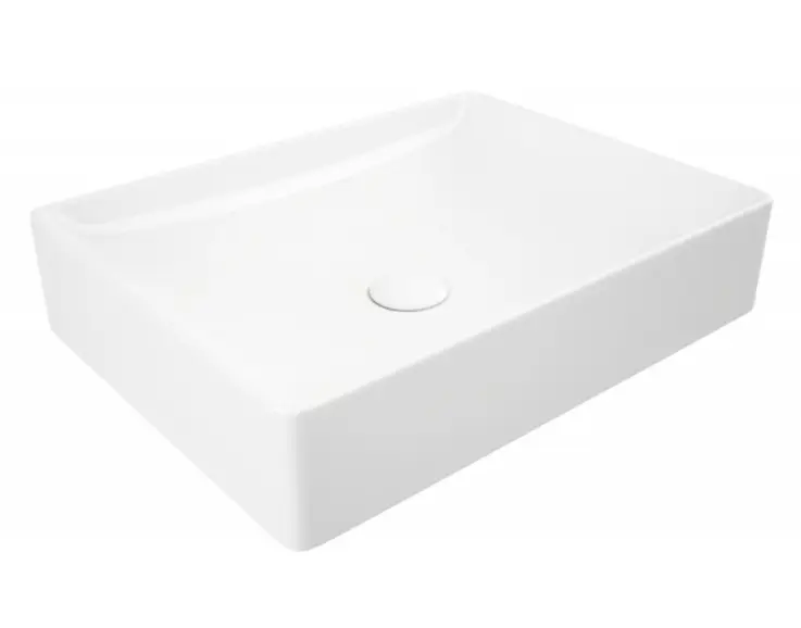 Lavabo de cerámica RECTANGULAR, elegante encimera, fabricante turco