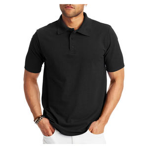 Polo de Trabajo Informal de Negocios, Polo de Manga Corta para Hombre de Alta Calidad |   Tela de Algodón Suave con Logotipo Personalizado - Product Image 4