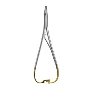 Porte-aiguilles manuel réutilisable Tc Mathieu, pointe fine délicate, acier inoxydable de haute qualité, instrument chirurgical dentaire - Product Image 5