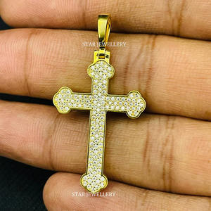 14K ทองคำที่เป็นของแข็งละเอียดอ่อนจี้เพชรธรรมชาติจี้เครื่องประดับที่ดี - Product Image 3