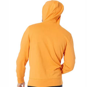 Solid <b>orange</b> color 2026 latest design <b>men</b> outdoor wear <b>men</b> <b>hoodies</b> with custom logo and design hot sale product - Product Image 5