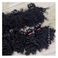 Prix le plus bas naturel bouclé pas cher Remy Grade Top qualité supérieure meilleure extension de cheveux humains indiens prix de gros