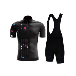Último estilo mejores hombres ciclismo Jersey conjunto cómodo bicicleta desgaste sublimación impresión deporte desgaste uniforme superior ciclismo uniforme - Product Image 3