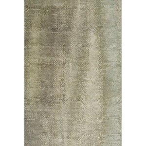 Alfombra Kavi Verde de Lana y Seda Anudada a Mano con Patrón Abstracto para Hogar y Auto 9x12, Alfombra para Sala de Estar-JNQ-13001 - Product Image 3