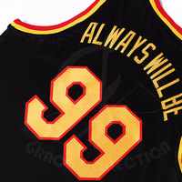Maillot Laker en tissu de qualité supérieure avec maillot de basket-ball de mode fondu authentique de l'uniforme de taille personnalisée