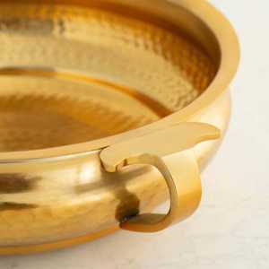 ชุด urli ทองเหลืองชุดตกแต่งบ้านและงานแต่งงานทำจากทองเหลืองดีไซน์แบบโบราณของอินเดีย - Product Image 1